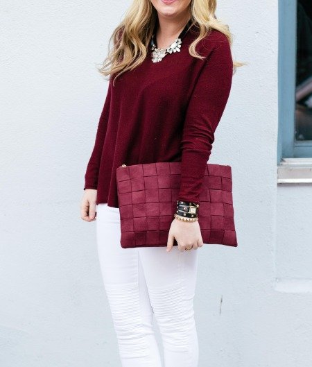 Burgundy and White I wit & whimsy