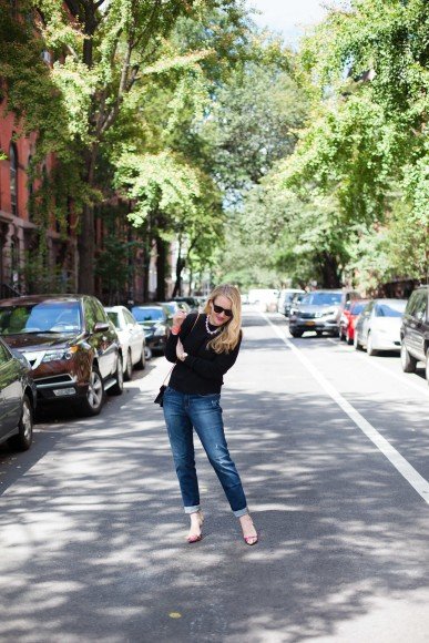 wit & whimsy I how to style boyfriend jeans