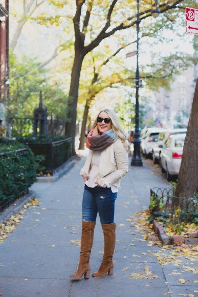 Everlane Sweater I Dolce Vita Boots I wit & whimsy