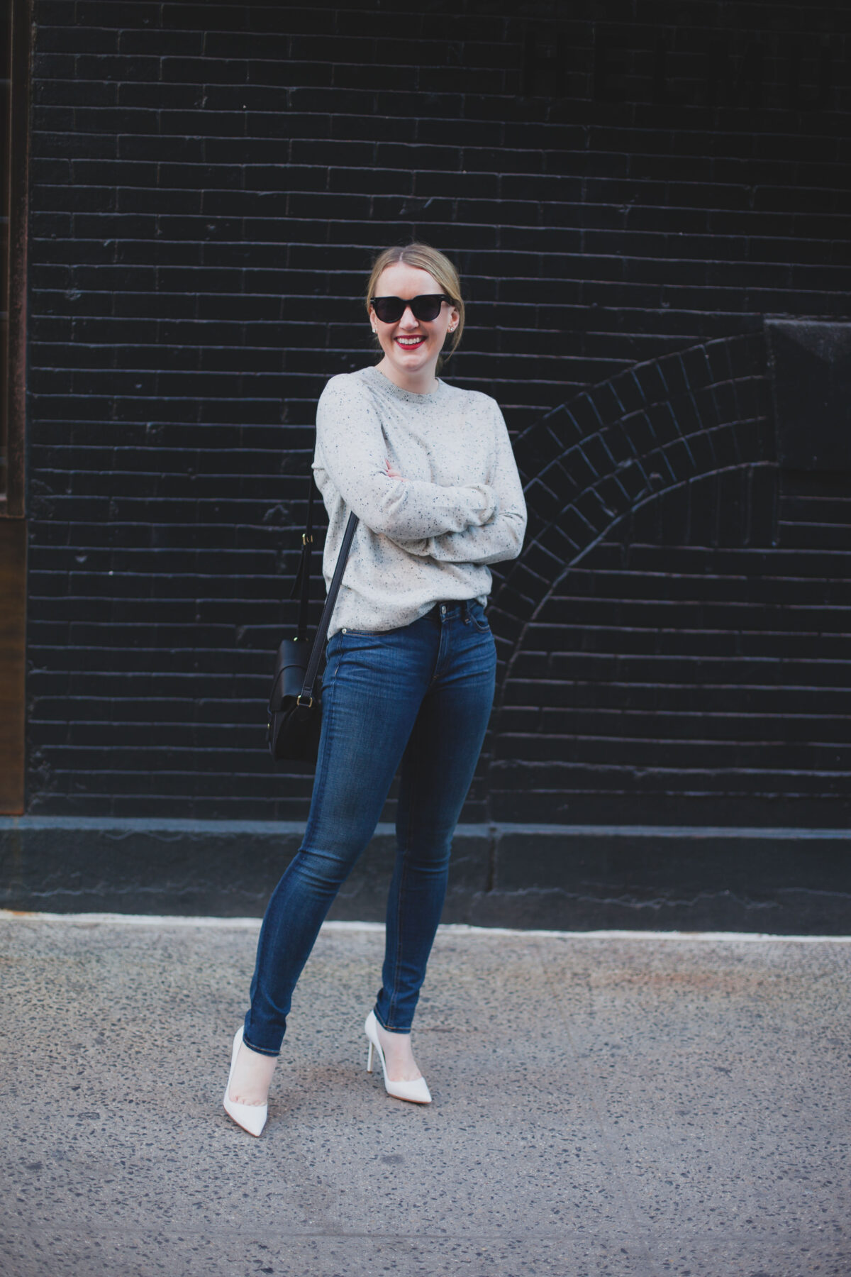 Everlane Sweater I rag & bone jeans