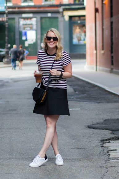Skirt + Sneakers I wit & whimsy