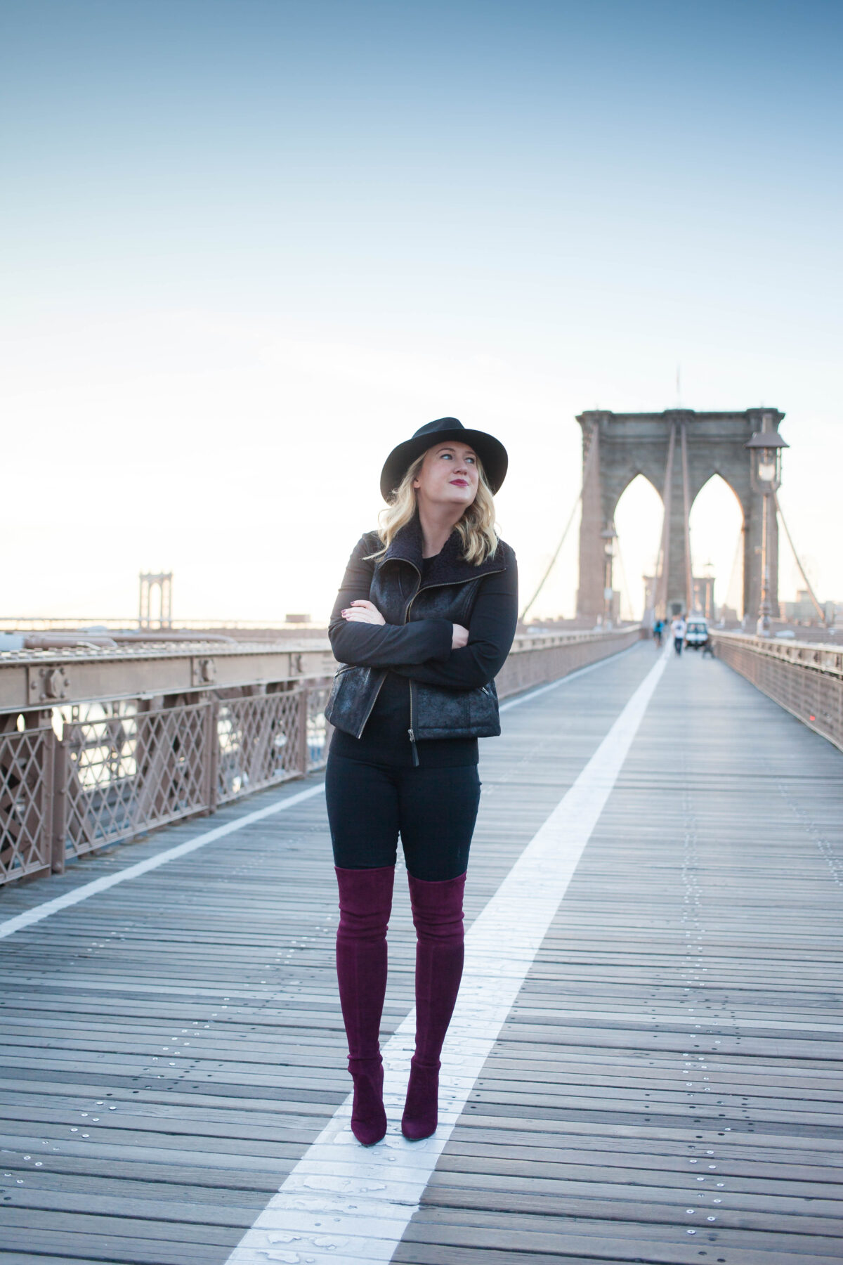 Black and Burgundy Fall Style