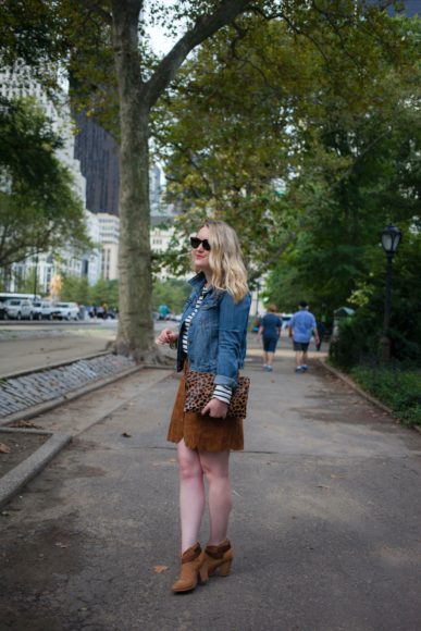 Suede Skirt I Fall Style