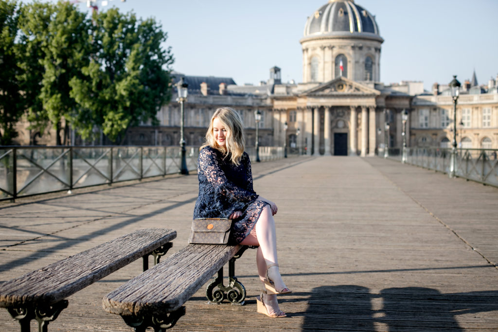 Meghan Donovan wears Cynthia Rowley in Paris