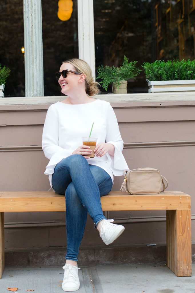 Meghan Donovan of wit & whimsy wears The White Company