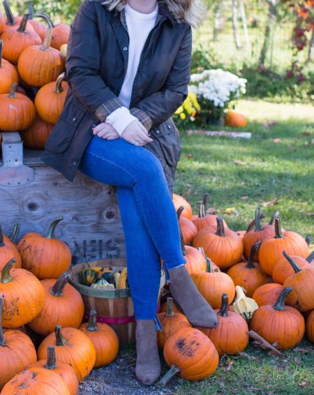 Easy + Cute Fall look on Meghan Donovan