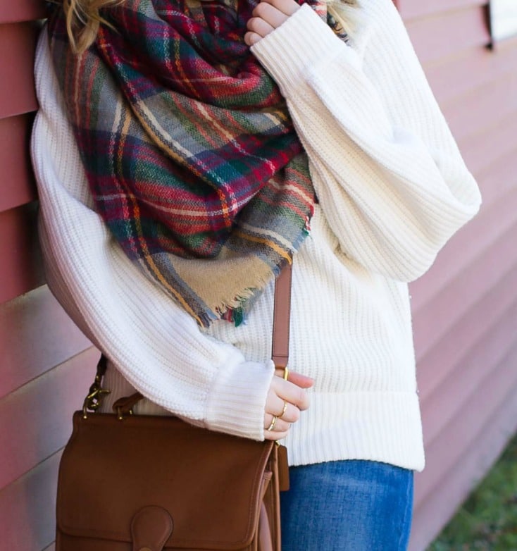 Easy + Cute Fall look | The Best Scarves