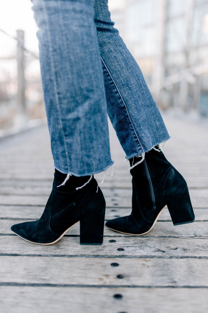 Kick Flare Jeans & Booties