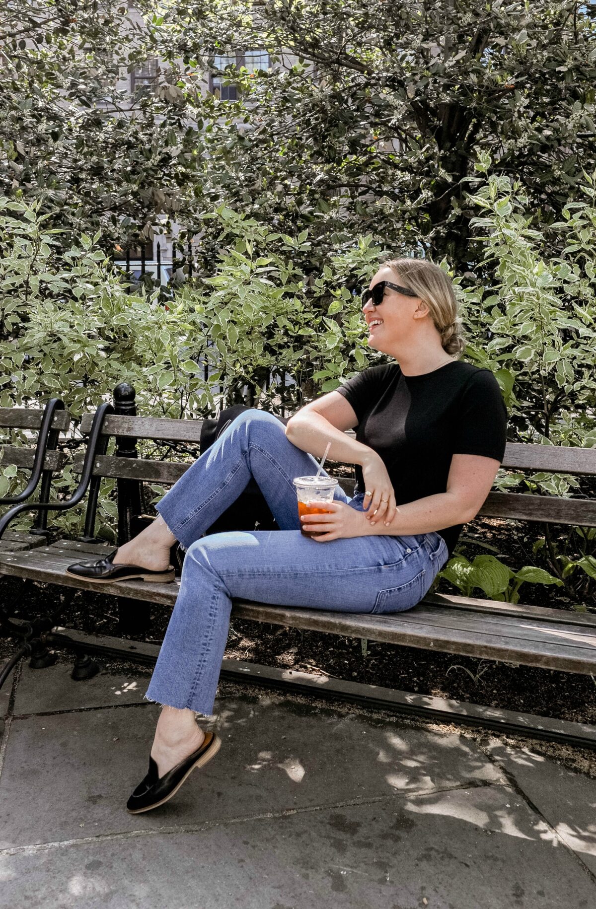 Madewell Bodysuit with Rag & Bone high rise jeans on Meghan Donovan of wit & whimsy