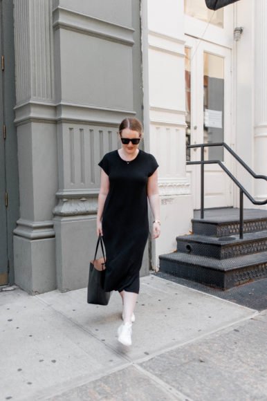 Easy T-Shirt Dress Styled by Meghan Donovan of wit & whimsy