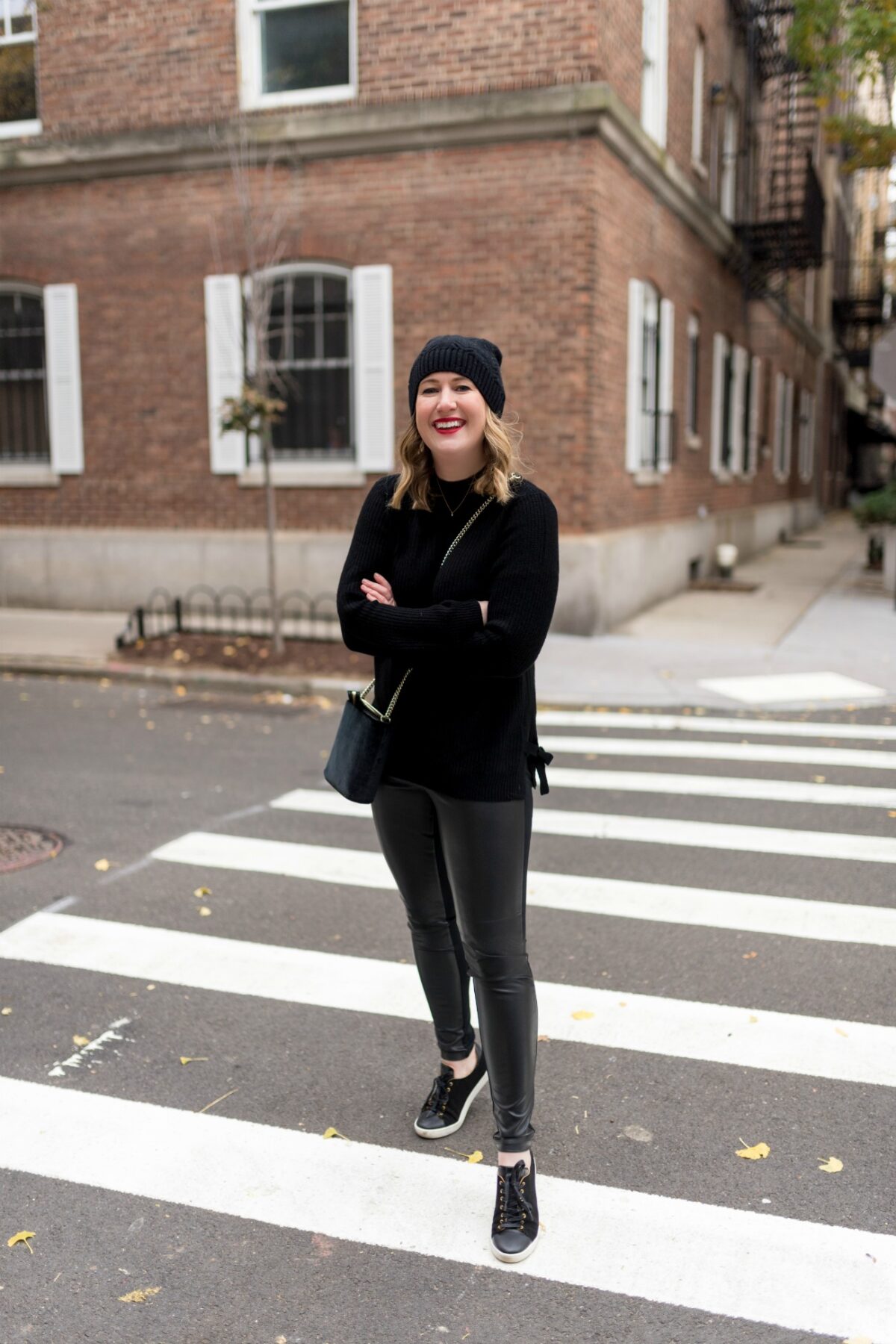 Leather Leggings Styled Casually I wit & whimsy