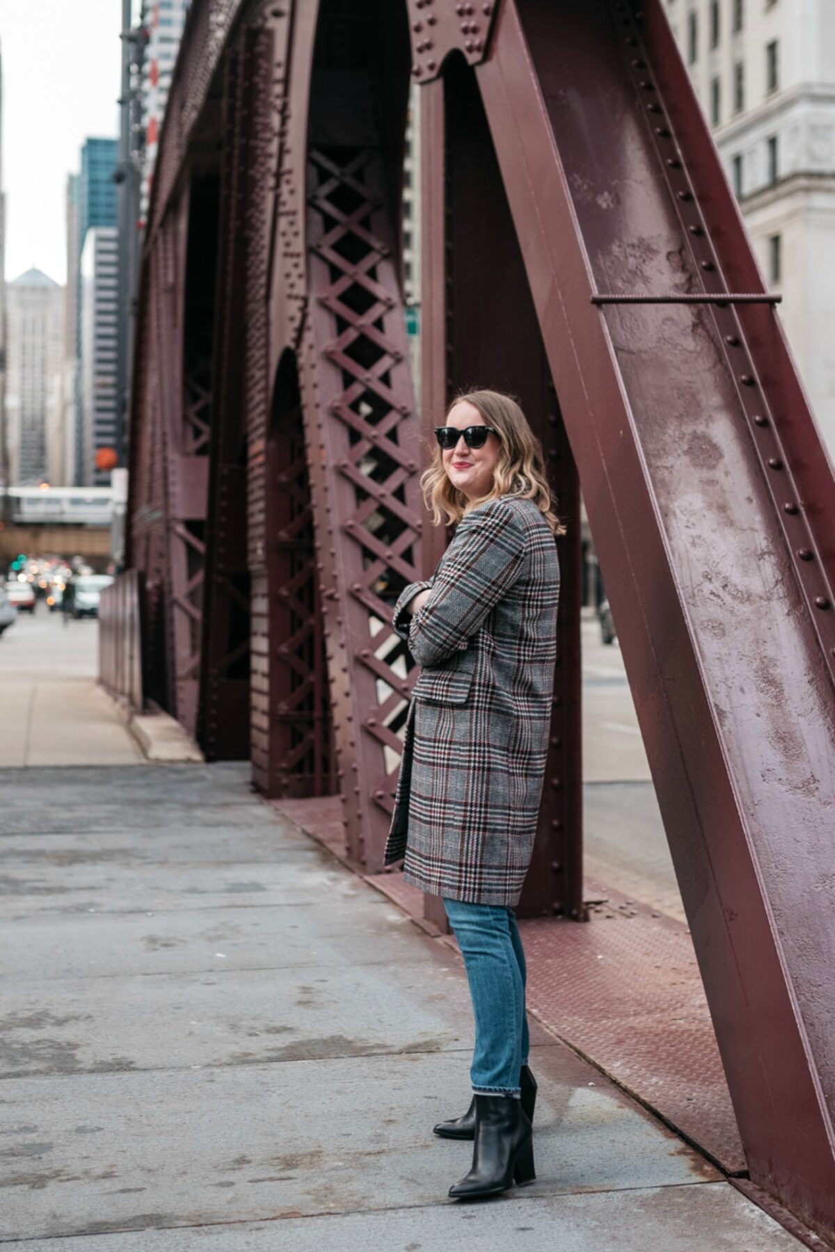 Plaid Coat in Winter I wit & whimsy
