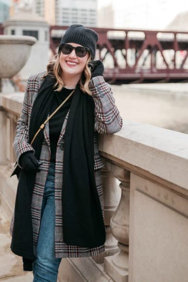 Plaid Coat in Winter I wit & whimsy