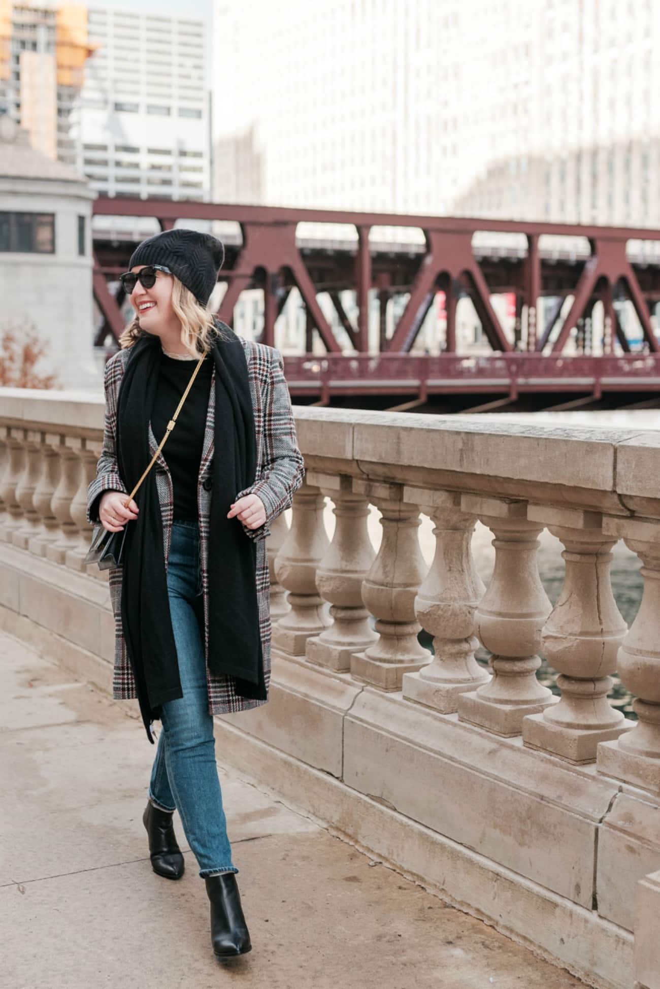 Plaid Coat in Winter I wit & whimsy