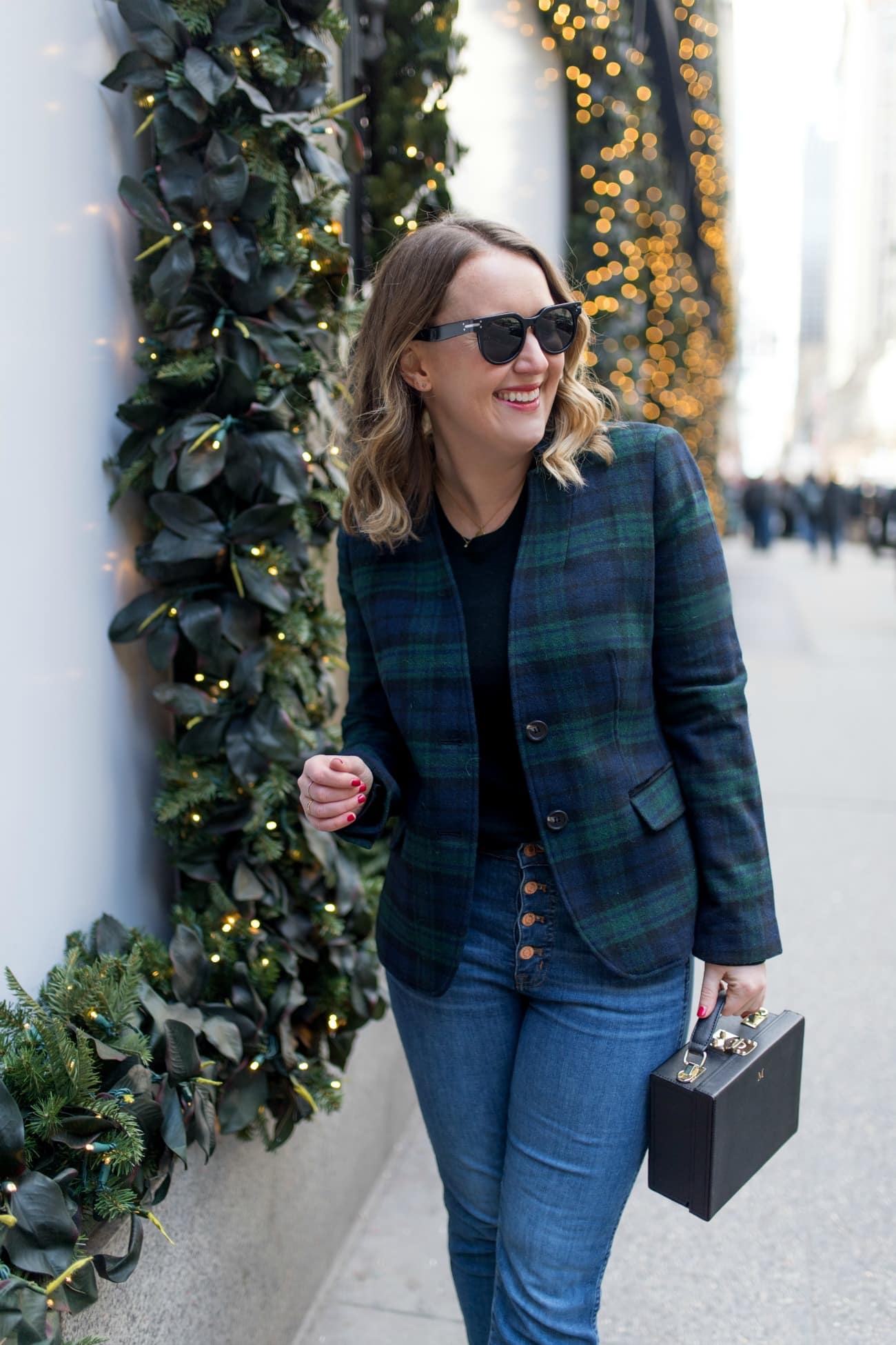 Tartan Blazer I Tell Me About Yourself - Holiday Edition| wit & whimsy