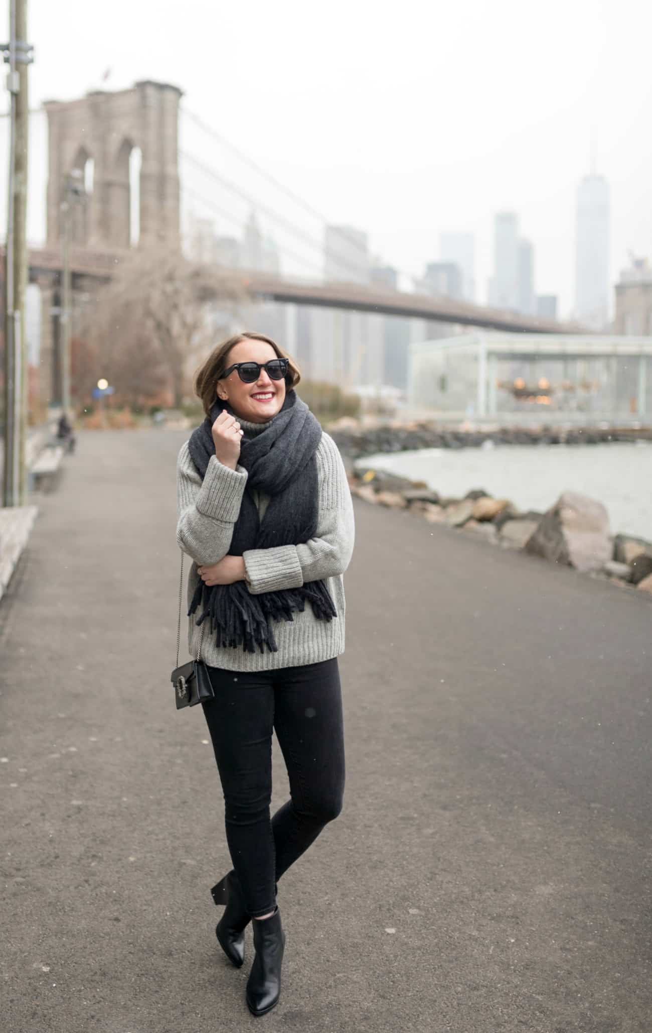 Gray Neutral Outfit I affordable winter pieces