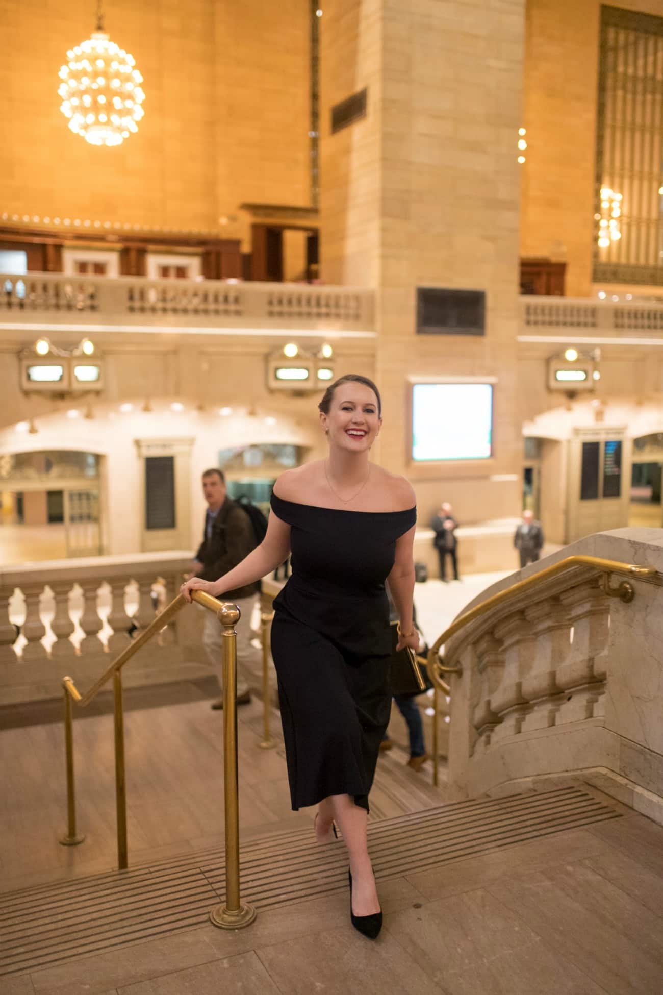 Little Black Dress in Grand Central Station I wit & whimsy