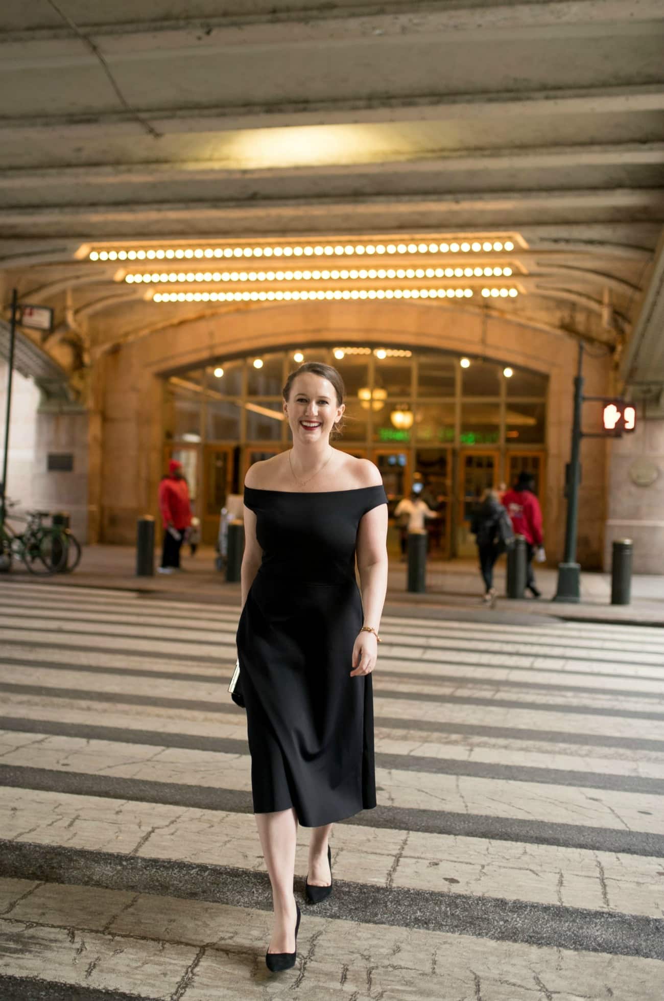 Little Black Dress at Grand Central Station I wit & whimsy