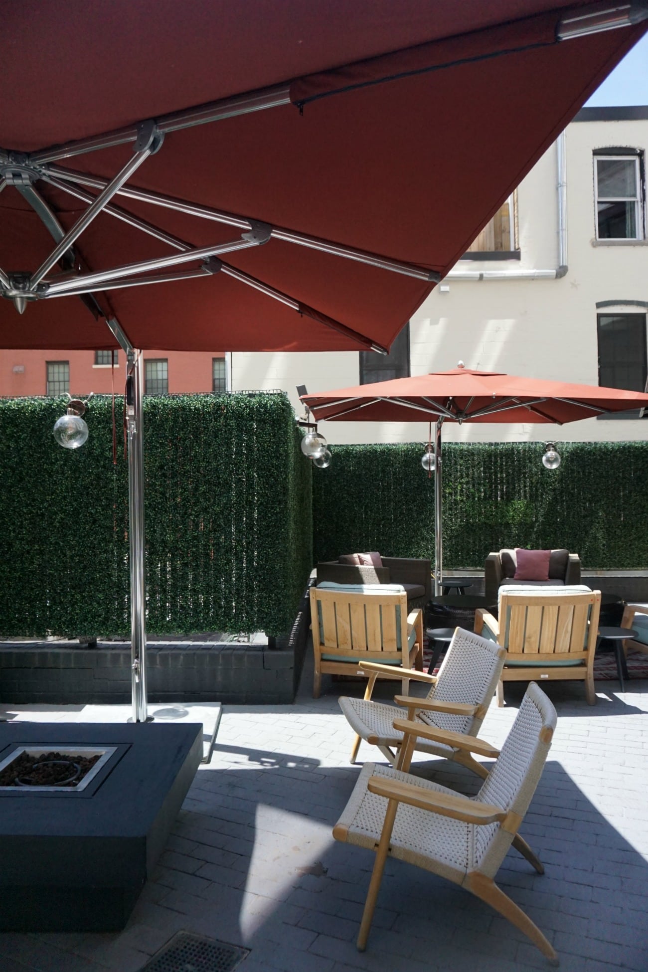 The Avenue Suites Georgetown patio I wit & whimsy