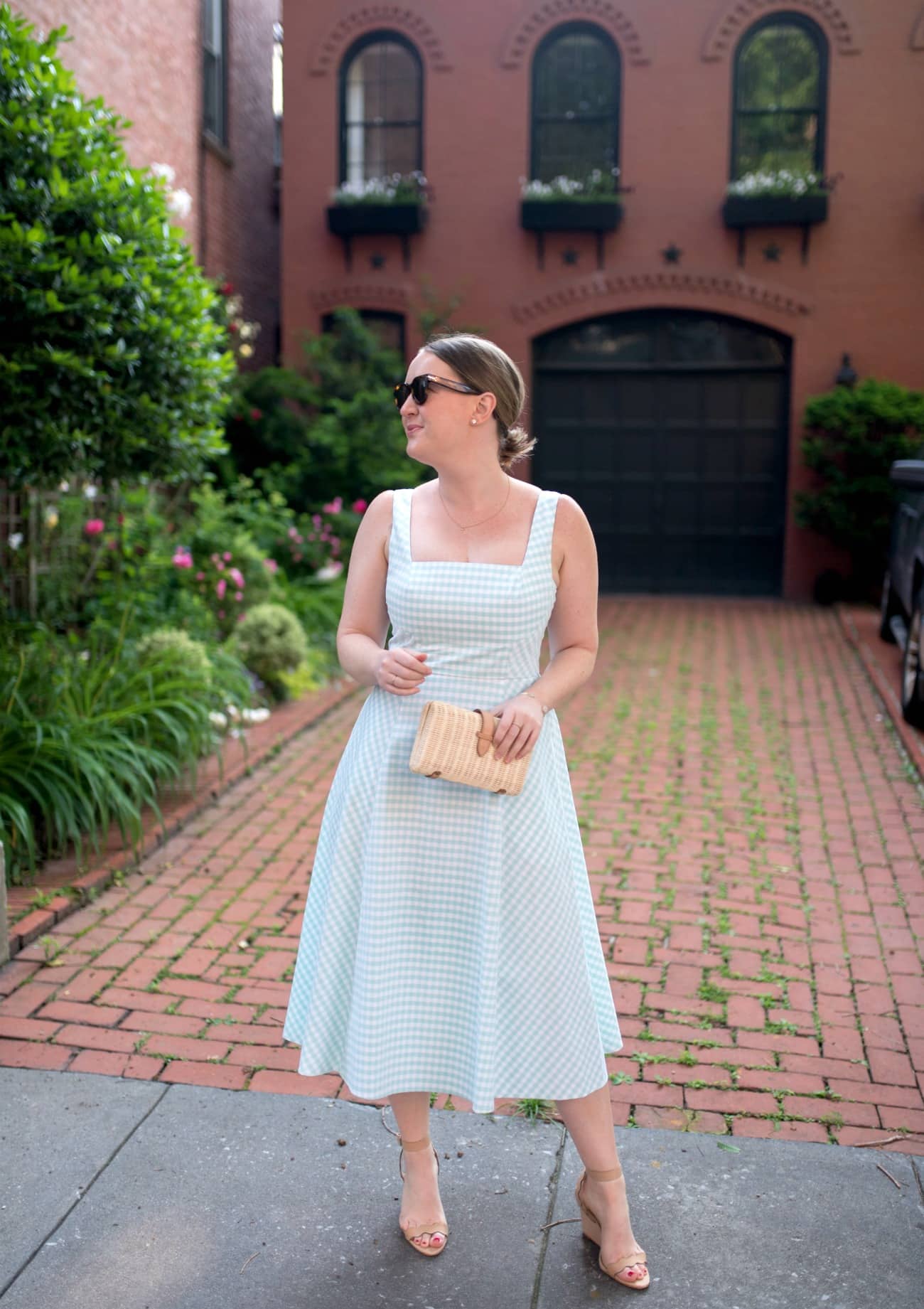 An Honest Review of Rent the Runway Unlimited | Gingham Summer Dress I wit & whimsy