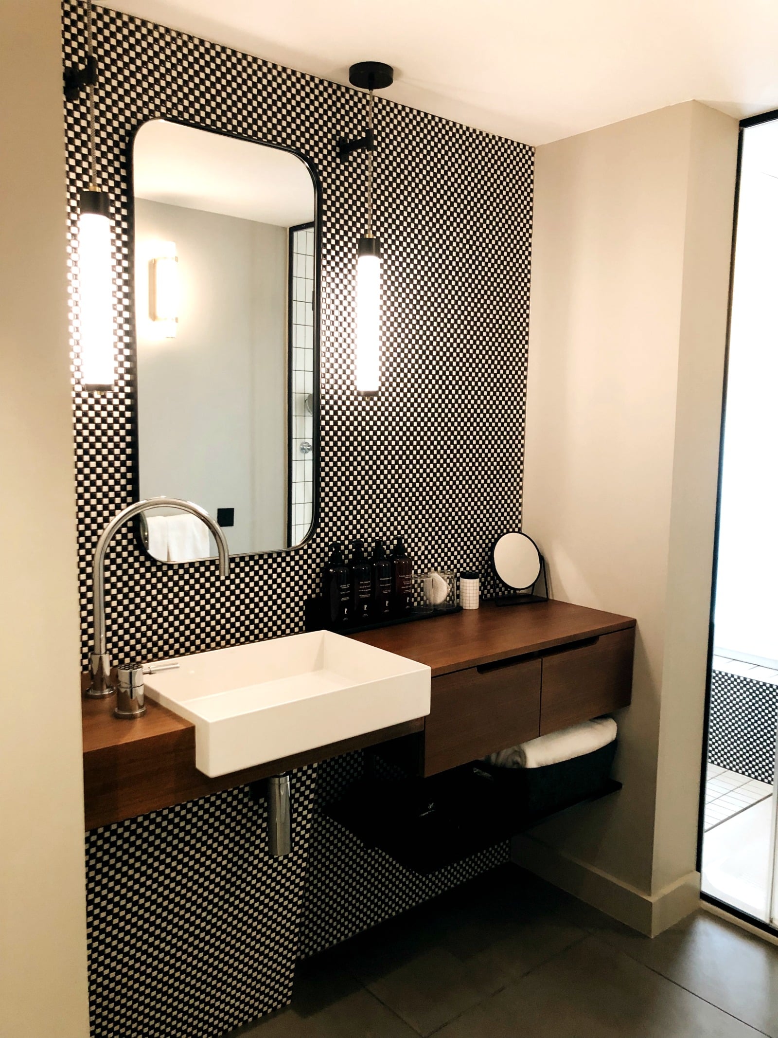 Hotel Flanelles bathroom | How to Spend a Long Weekend in Paris