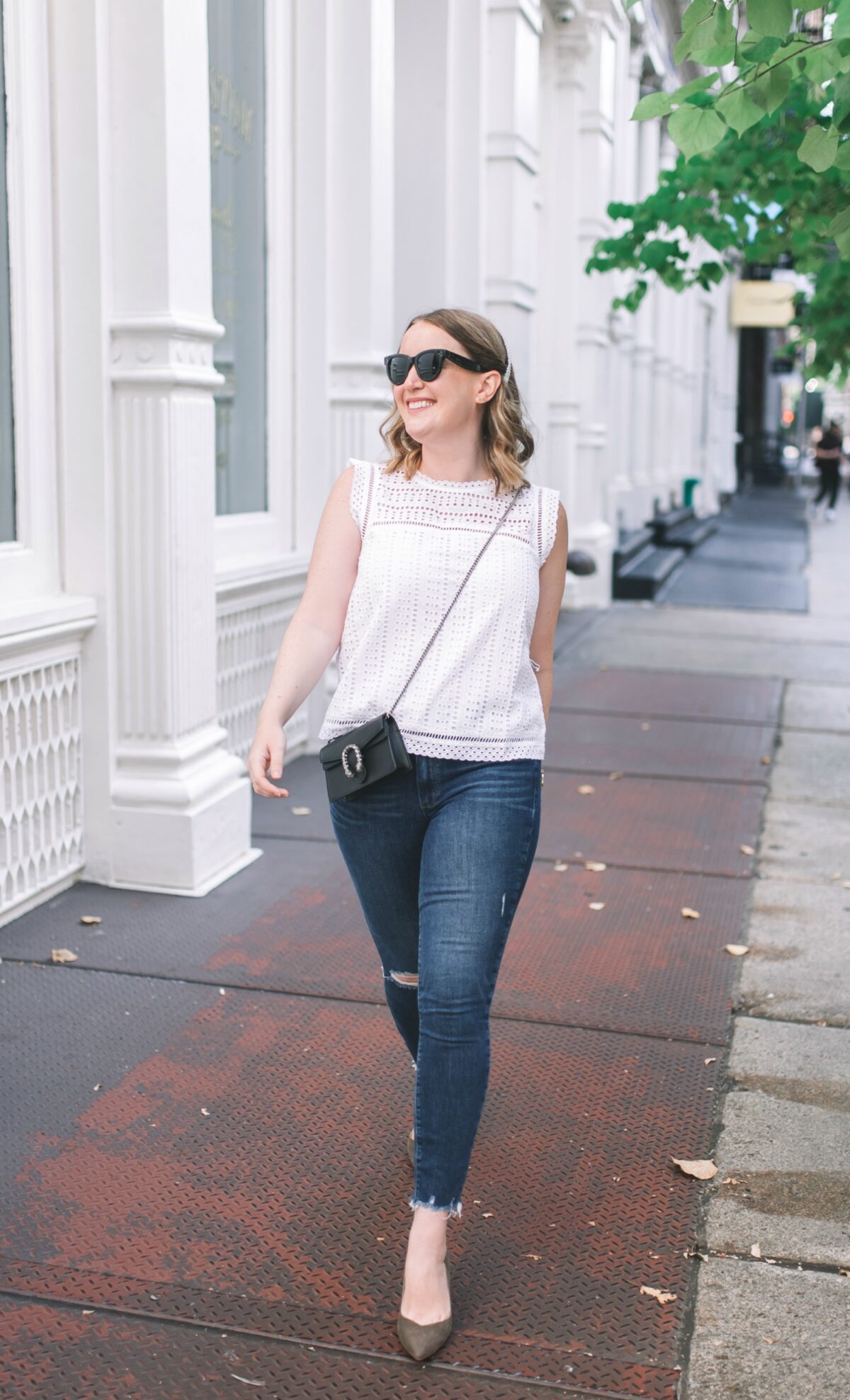 The Book That Changed My Mindset | Eyelet Top with Jeans I wit & whimsy