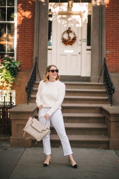 All White Fall Outfit I wit & whimsy