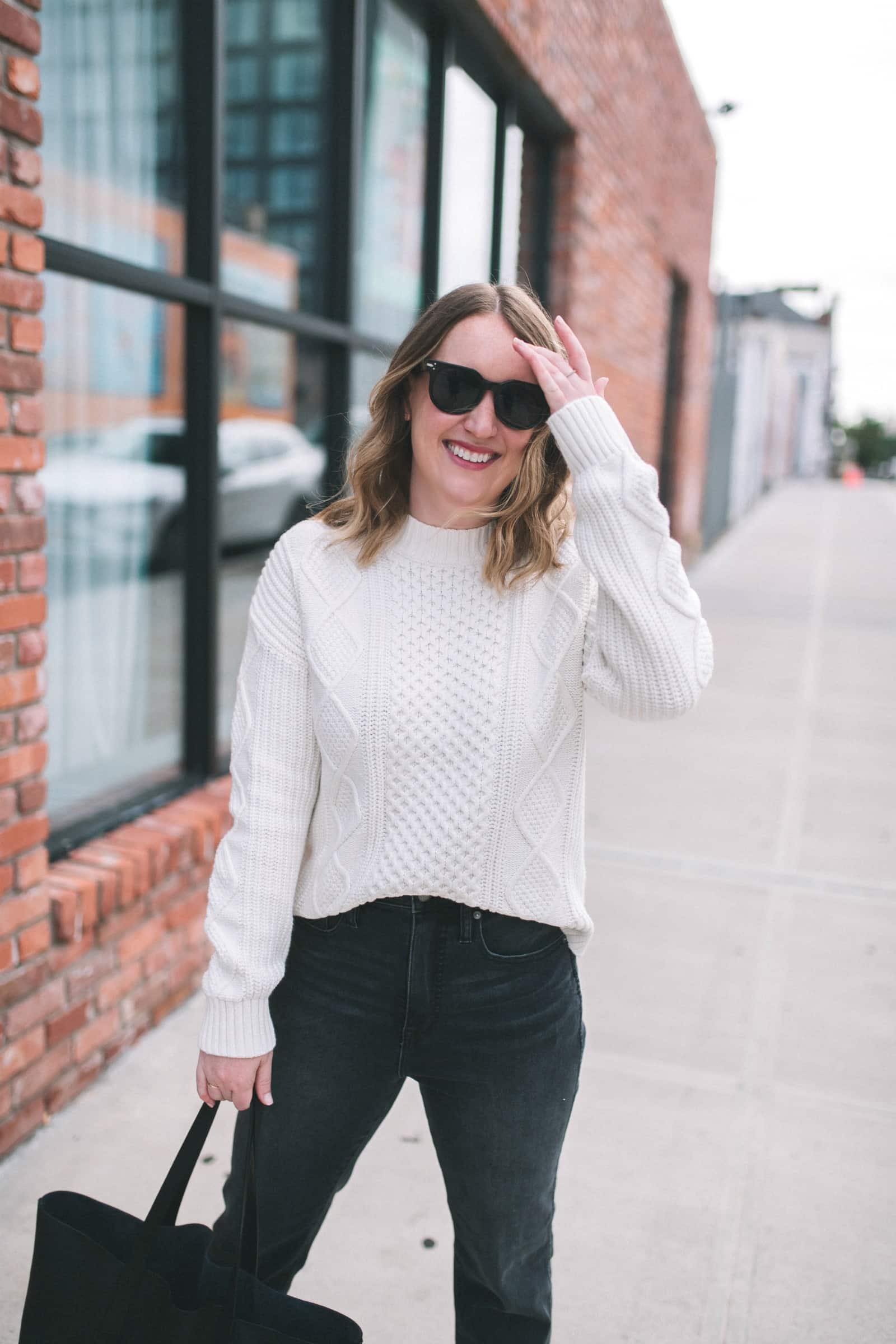 Classic Cable Knit Sweater I wit & whimsy