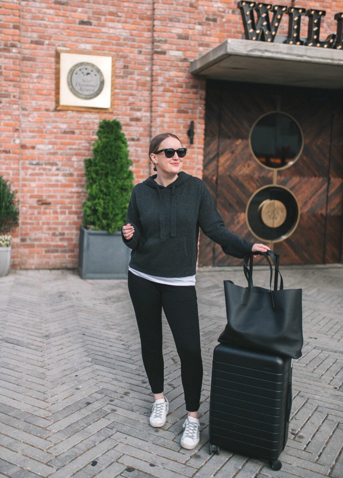 Cozy Yet Stylish Travel Outfit I wit & whimsy