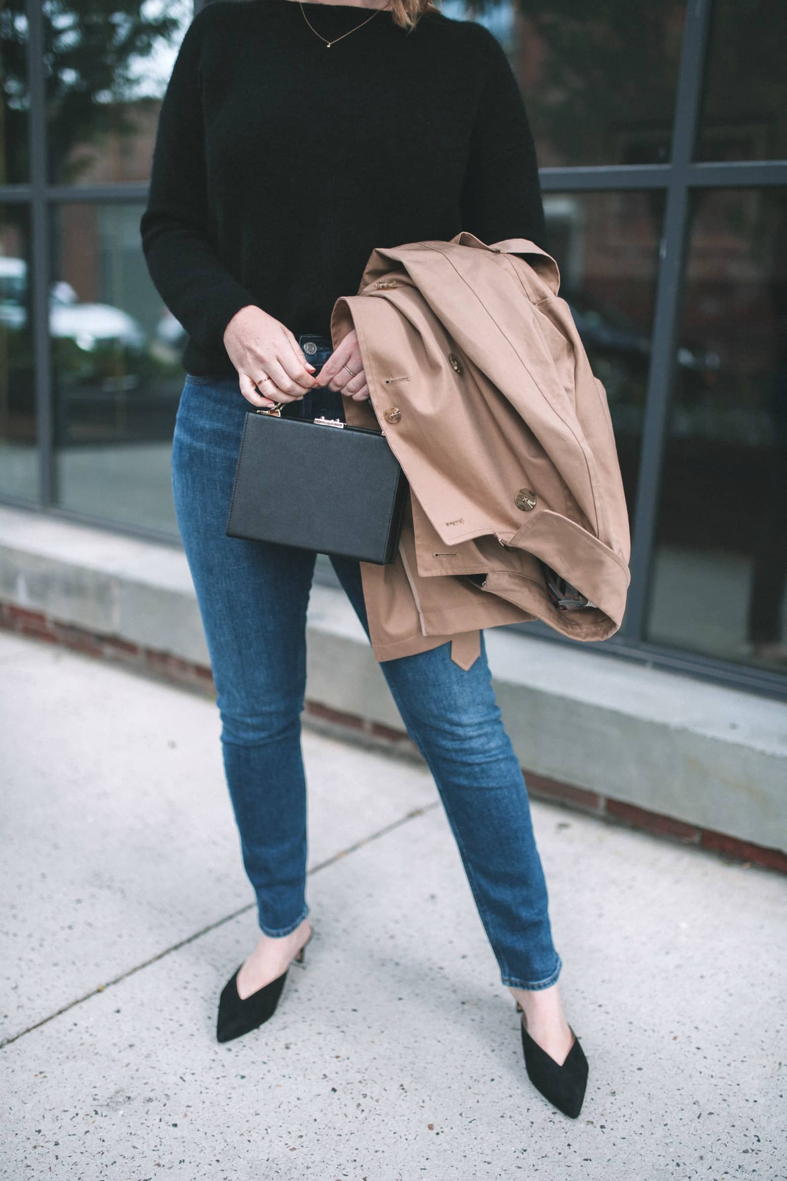 Trench Coat Weather + An Everlane Cashmere Sale - wit & whimsy