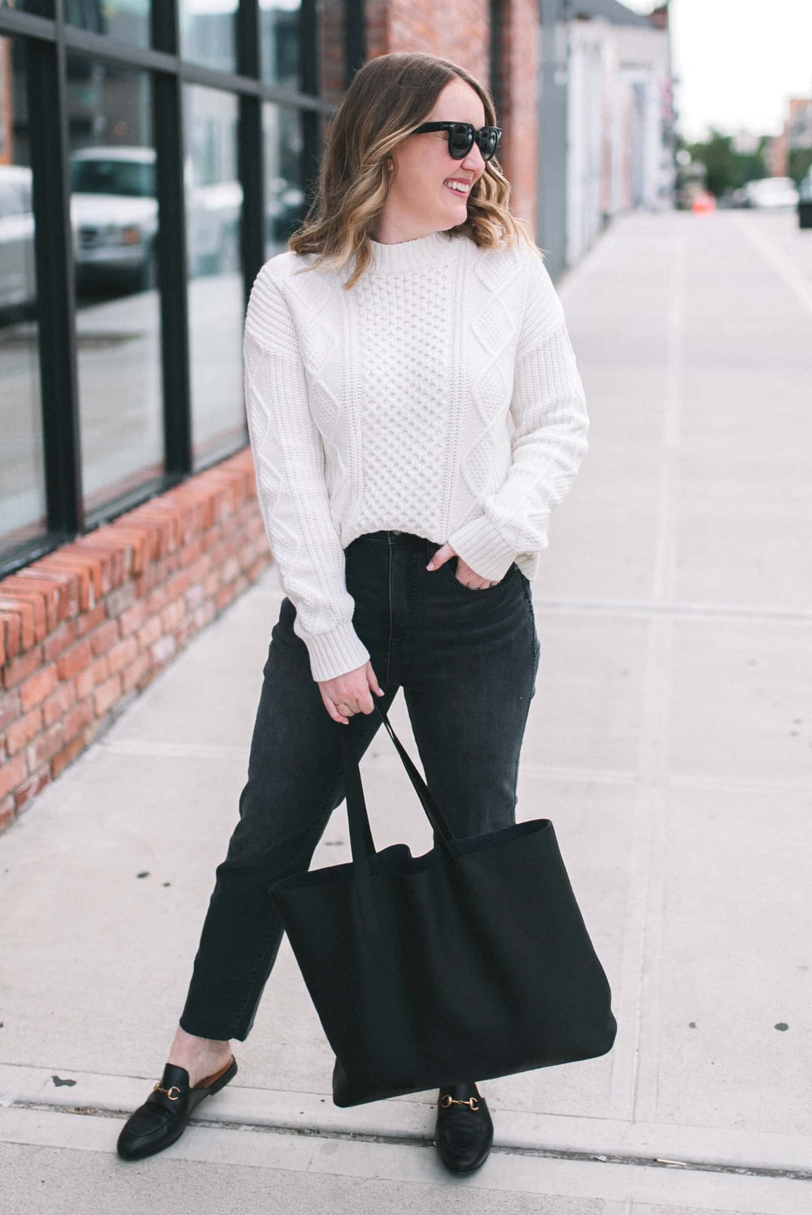 Classic Cable Knit Sweater I wit & whimsy