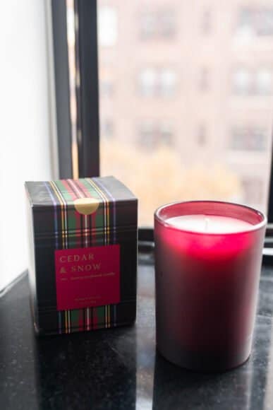 J.Crew Holiday Cedar and Snow Candle