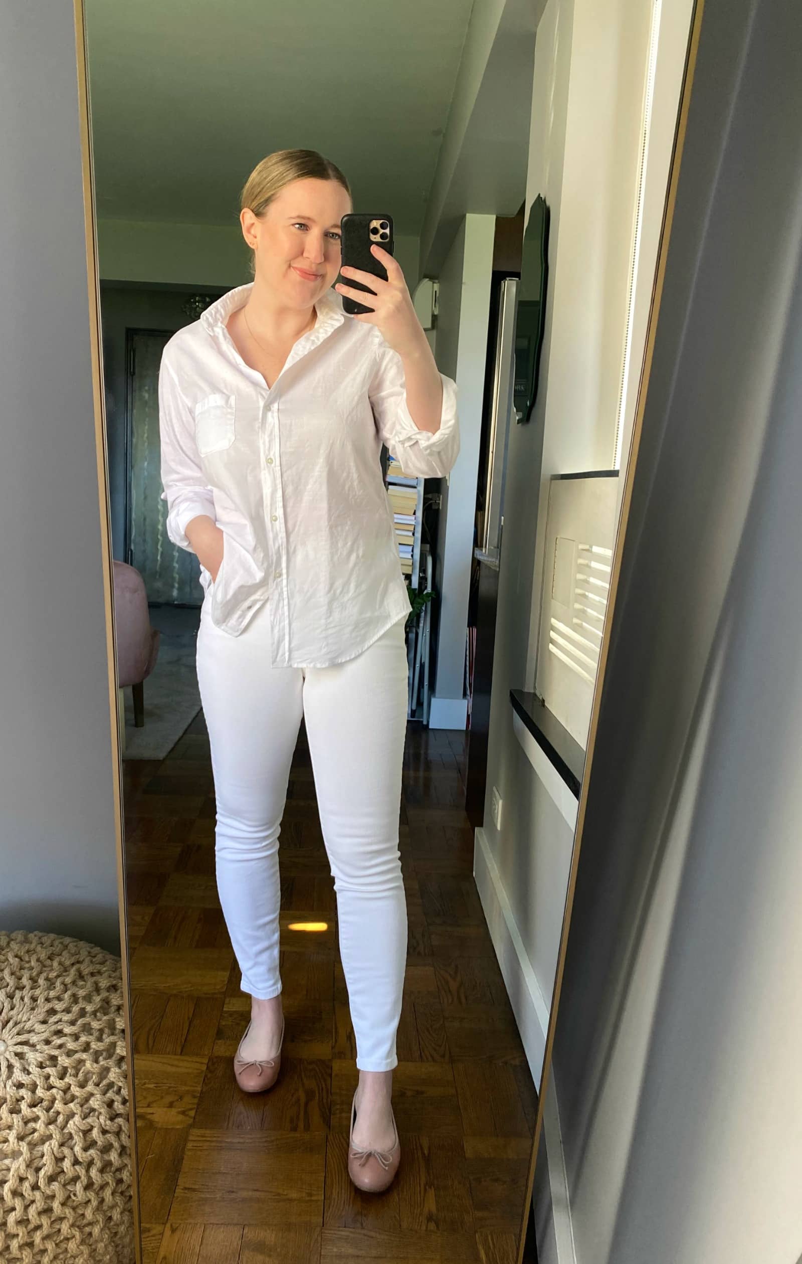 Everlane White Skinny Jeans I wit & whimsy
