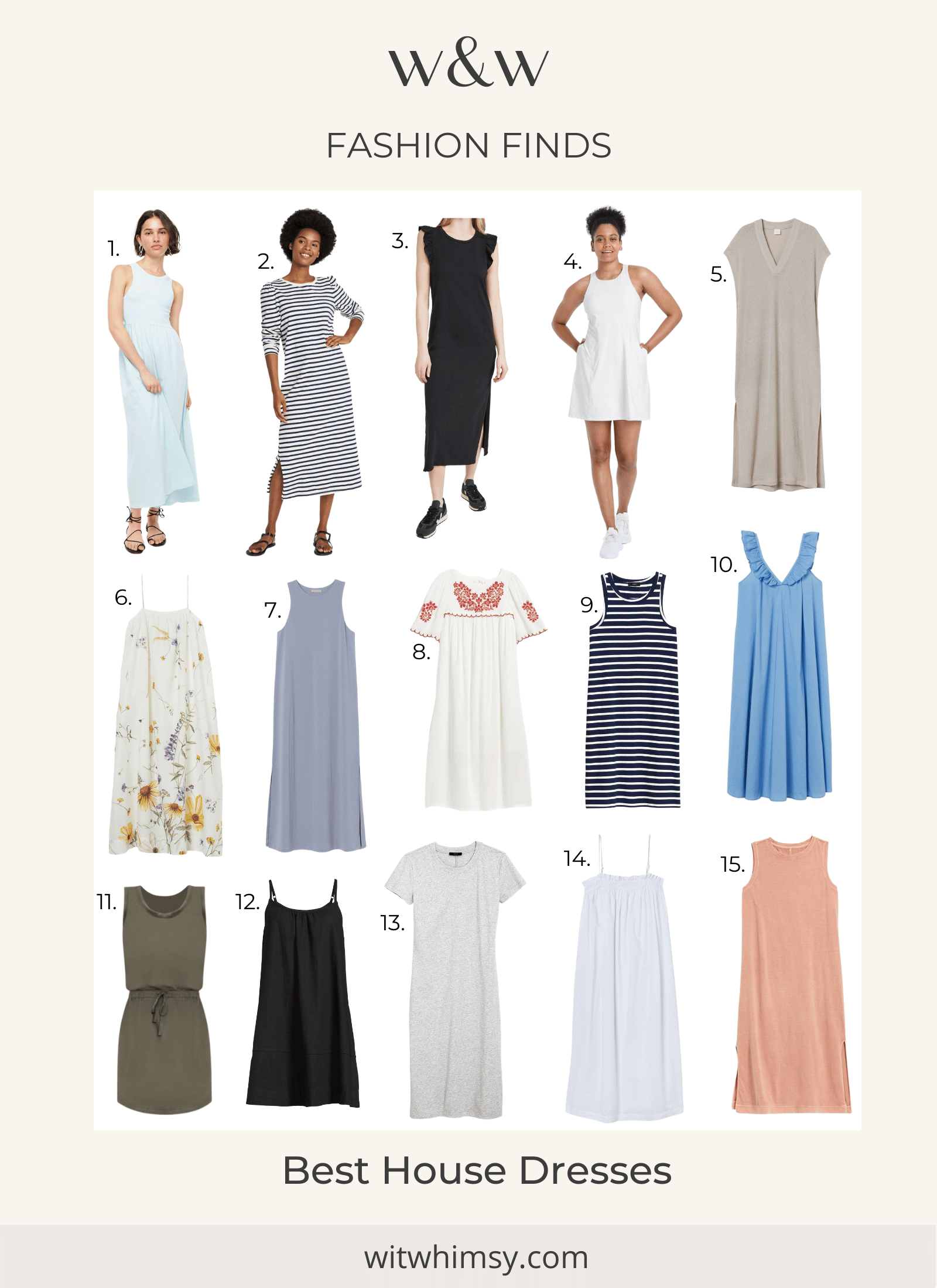 The Summer Uniform: The Best House Dresses - wit & whimsy