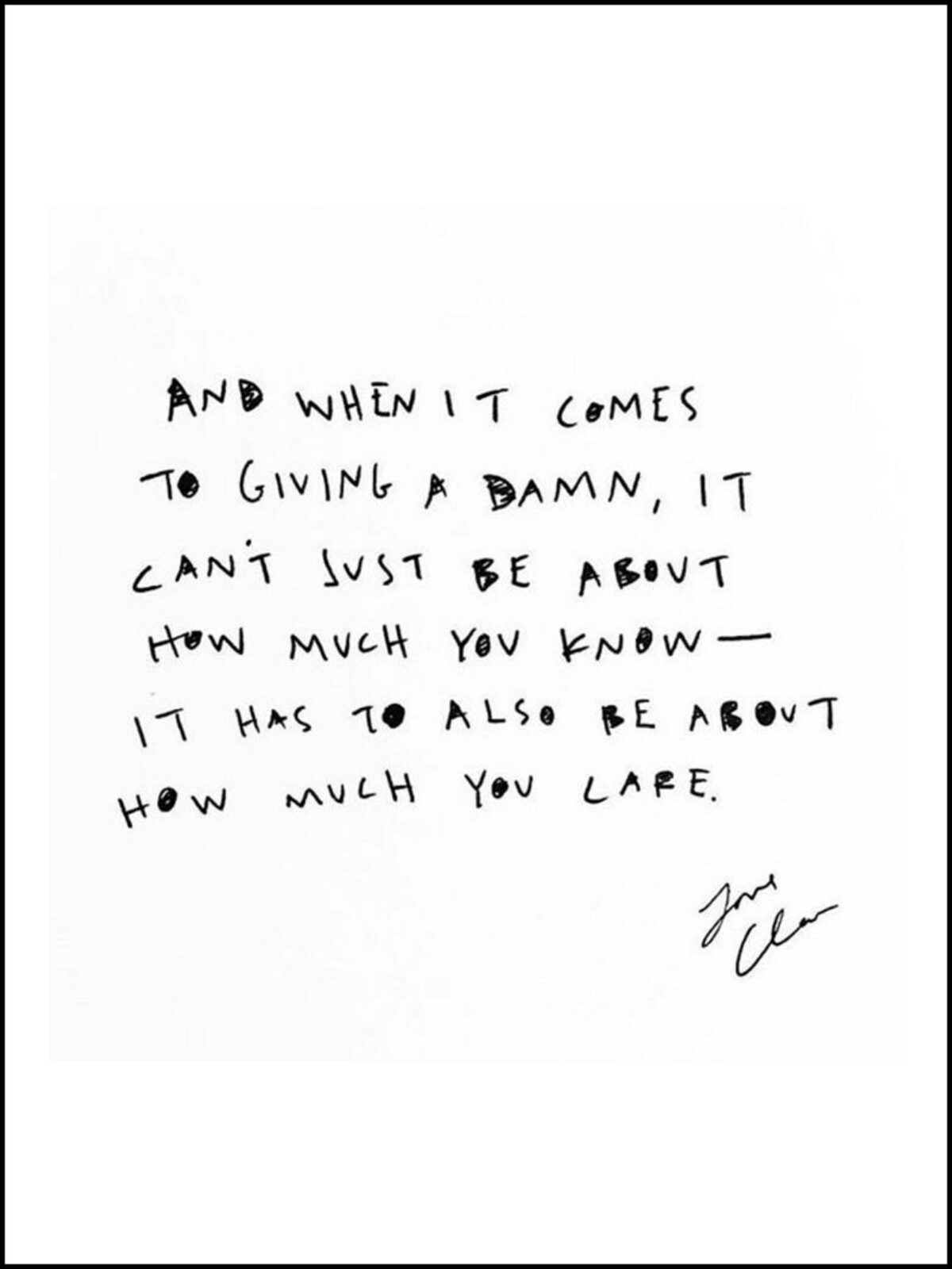 Give a Damn I Cleo Wade