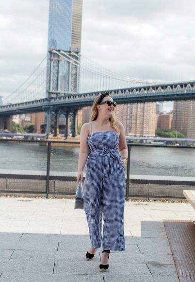 J.Crew Gingham Jumpsuit I wit & whimsy