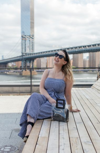 J.Crew Gingham Jumpsuit I wit & whimsy