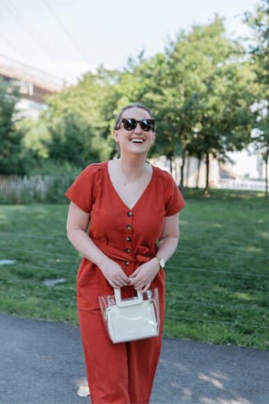 Colorful Linen Jumpsuit I wit & whimsy