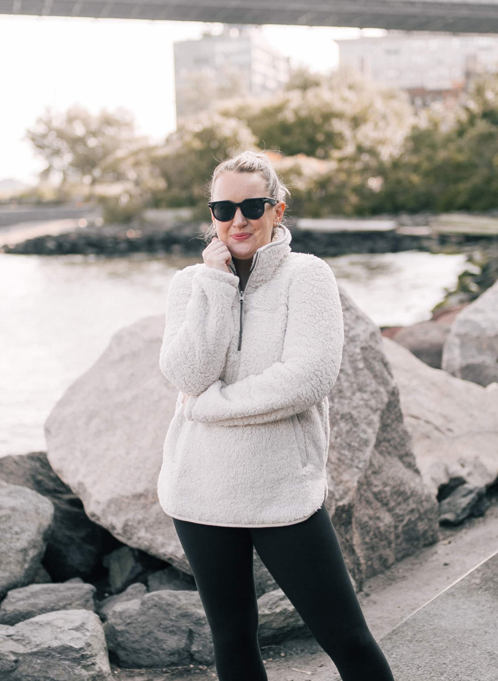 My Favorite Fleeces | Abercrombie Sherpa Pullover Fleece I wit & whimsy