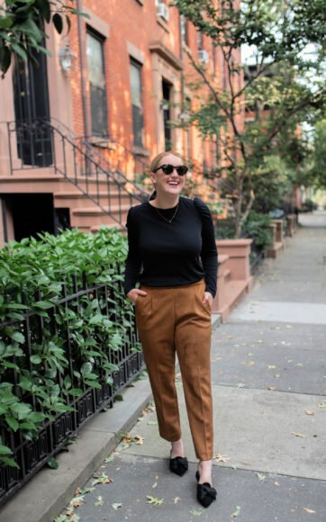 Ann Taylor Suede Pants I wit & whimsy