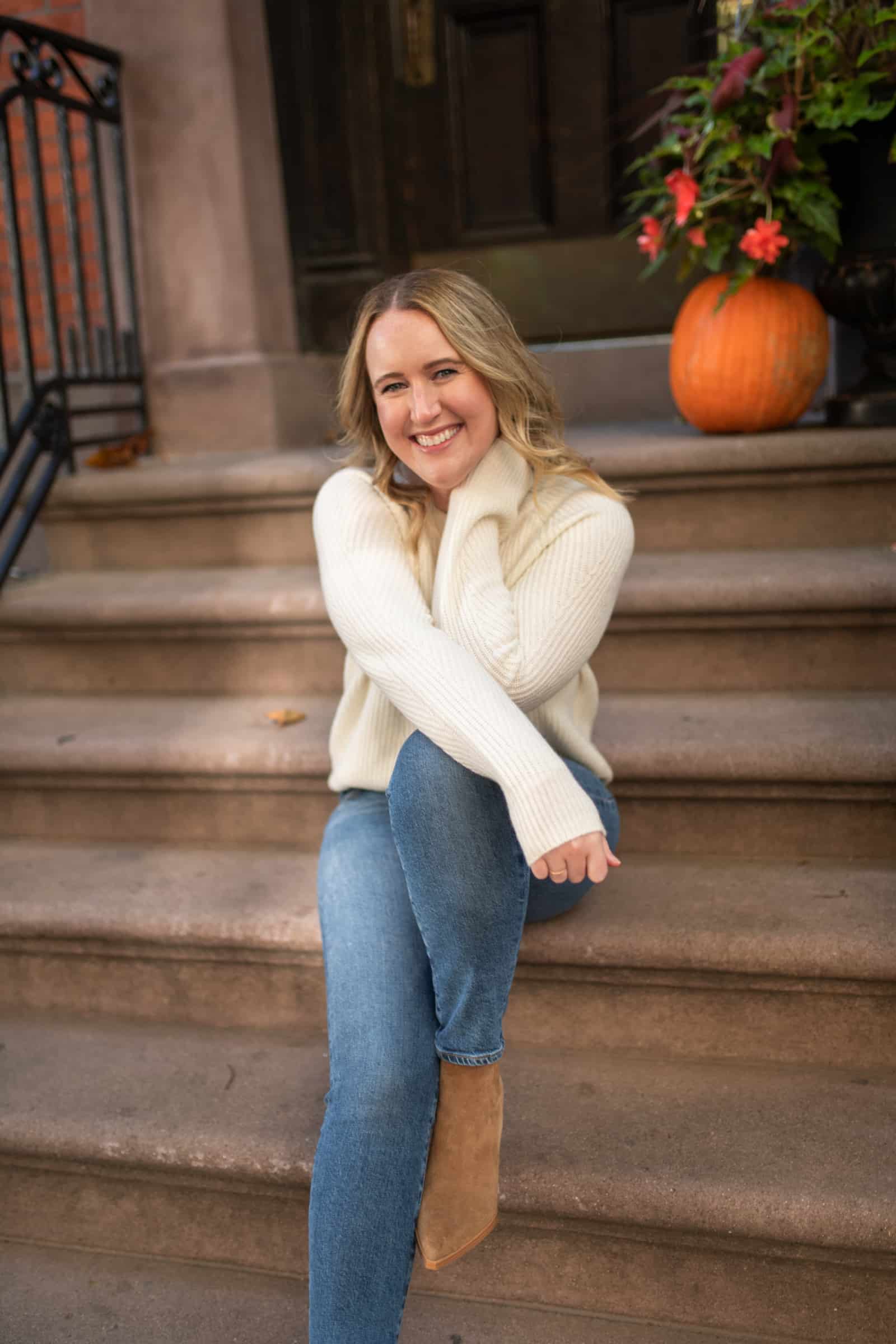Cozy, Ribbed Cashmere Sweater I wit & whimsy