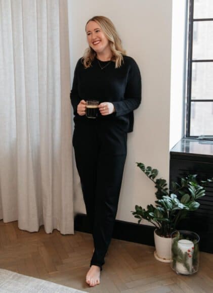 Eileen Fisher Cozy Home Outfit I wit & whimsy