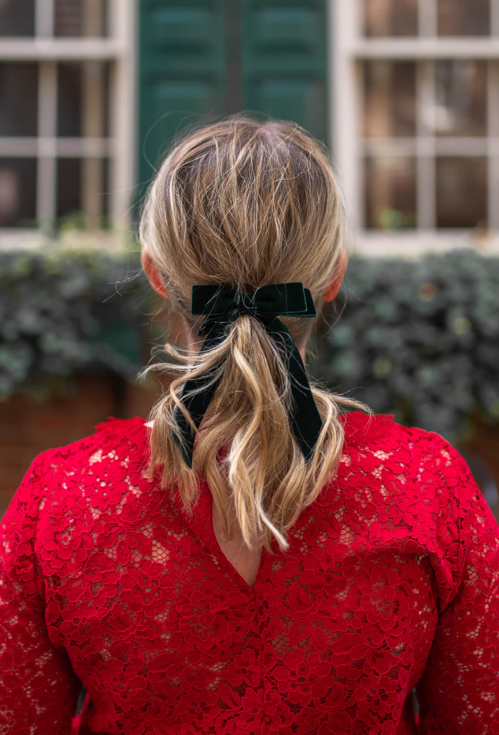 black bow hairtie