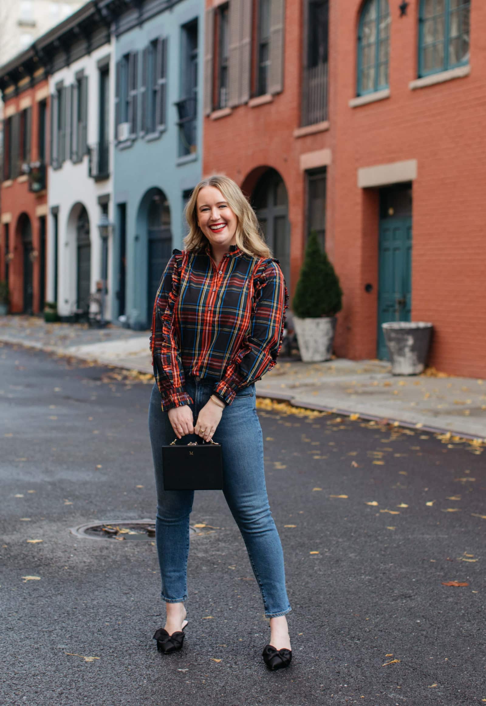 Plaid Holiday Outfit I wit & whimsy