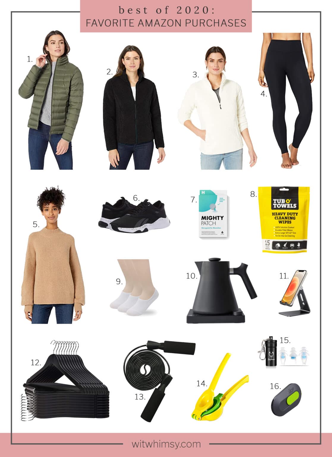 Best Amazon Purchases of 2020 wit & whimsy