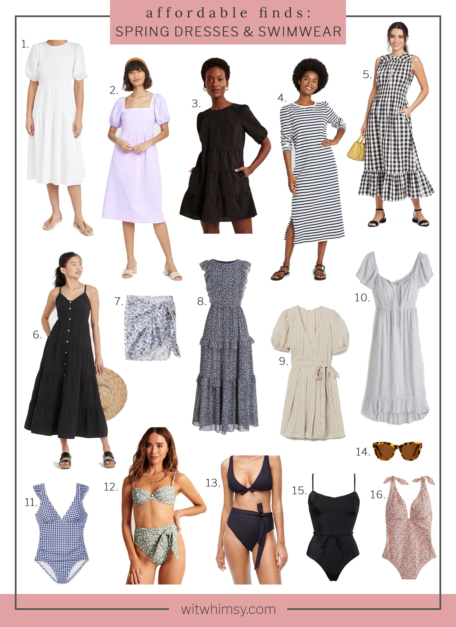 Affordable Dresses & Swimwear Picks - wit & whimsy