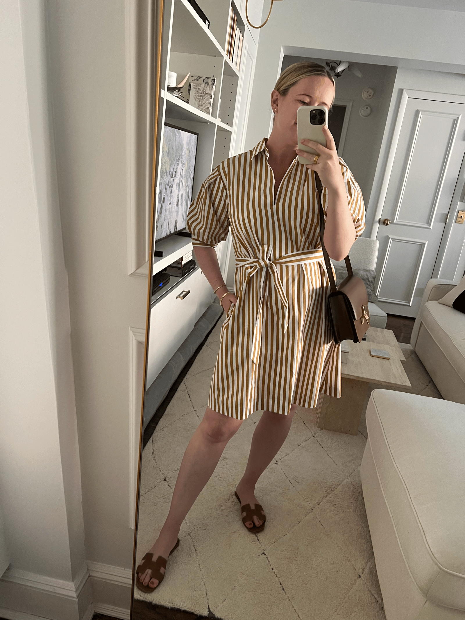 AYR Stripe Short Dress