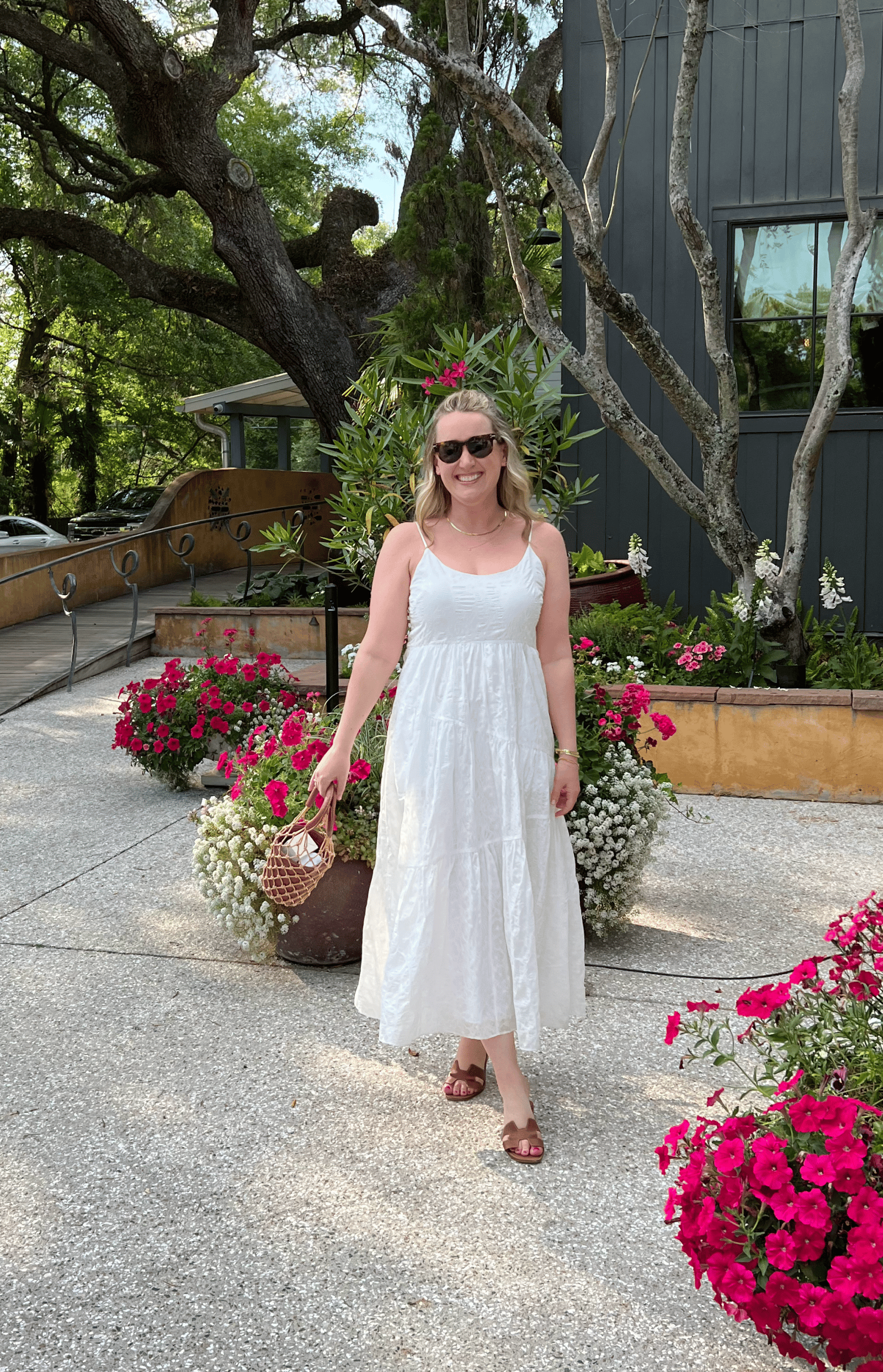 Club Monaco White Midi Dress