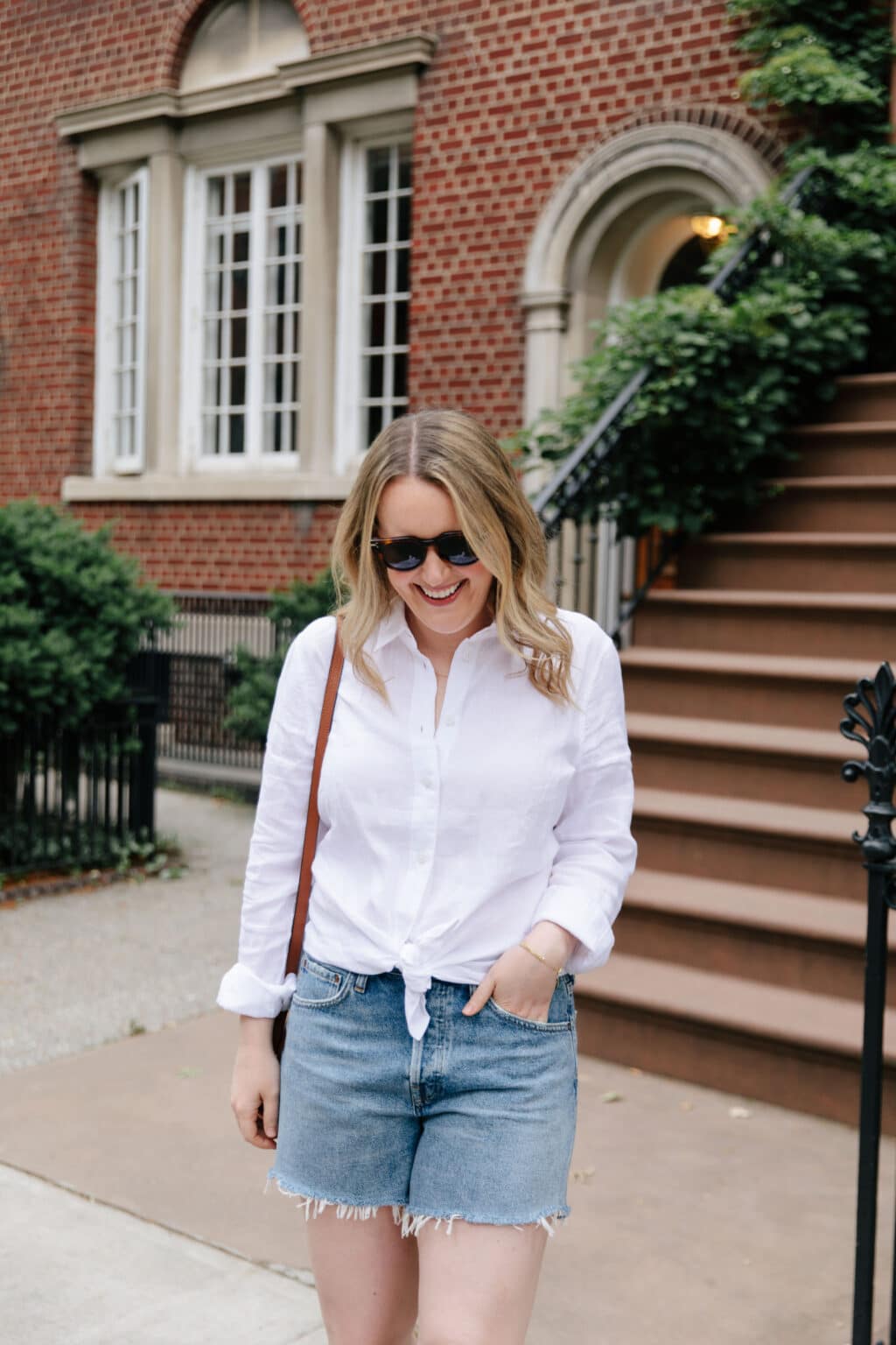 Styling a Linen Button Down Shirt - wit & whimsy