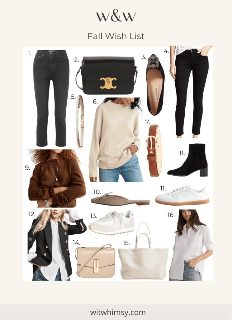 Fall Wish List - wit & whimsy